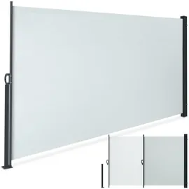 Tectake Seitenmarkise 300 x 200 cm grau Polyester