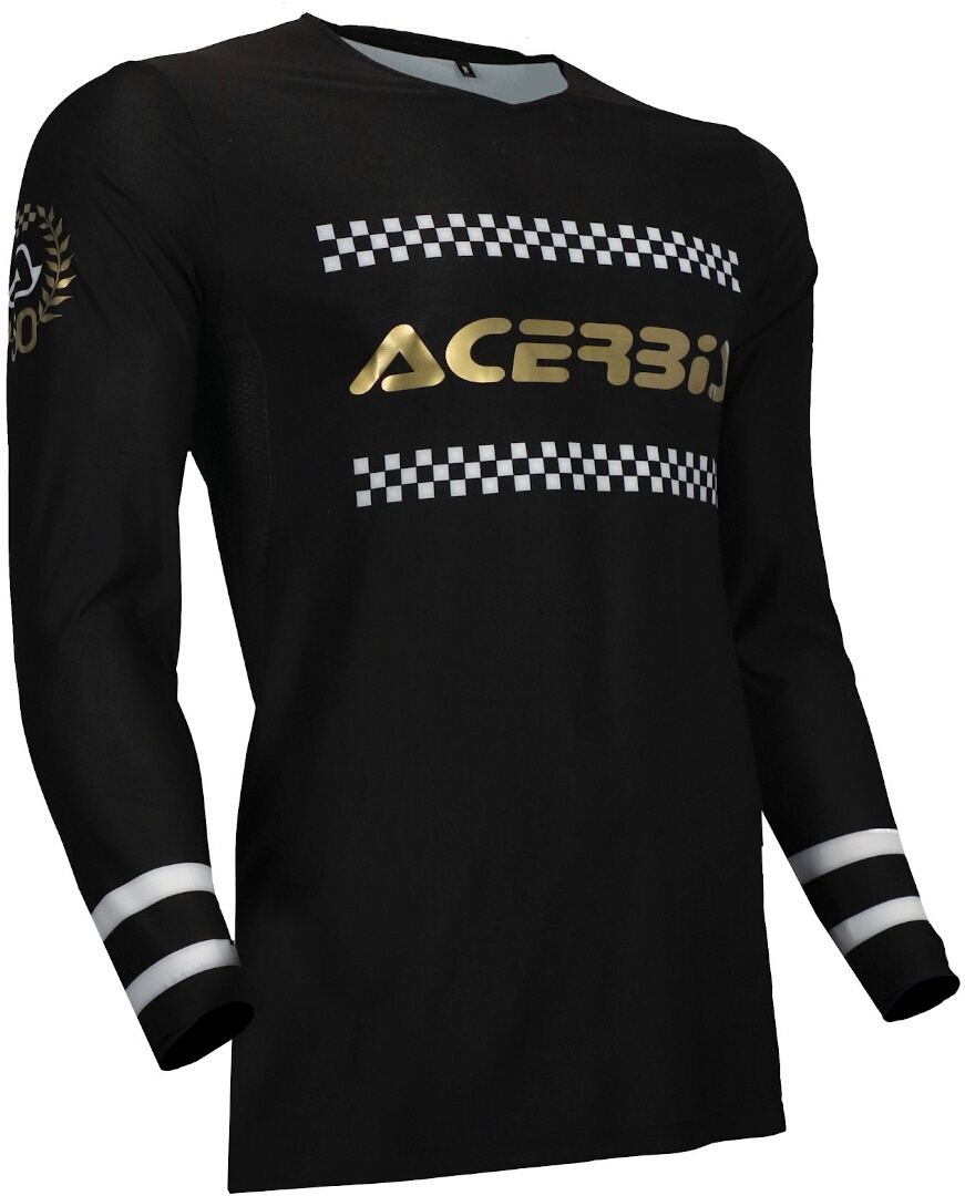 Acerbis X-Flex 50 Anniversary Motorcross shirt, zwart-goud, S
