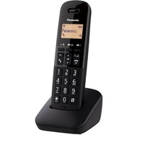 Panasonic KX-TGB610FRB, Analoges/DECT-Telefon, Kabelloses Mobilteil, 50 Eintragungen, Anrufer-Identifikation, Schwarz