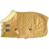 Kentucky Horsewear Show Rug Velvet Turnierdecke, Größe:155, Farbe:Mustard