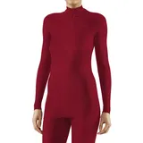 Damen Baselayer-Shirt Maximum Warm High Zip Neck W L/s Sh Funktionsmaterial schnelltrocknend 1 Stück Rot Red 8644 L