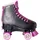 Muuwmi Rollschuh Disco Lila/Schwarz 31-34