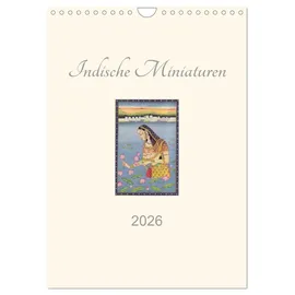 Calvendo Indische Miniaturen (Wandkalender 2026 DIN A4 hoch), CALVENDO Monatskalender