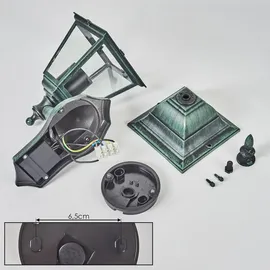 hofstein Wandleuchte Bewegungsmelder (E27) Schwarz/Grün