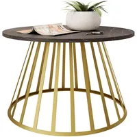 Mirjan24 Couchtisch Mehrfarbig, Rund,Rund, 75x45x75 cm, Wohnzimmer, Wohnzimmertische, Couchtische