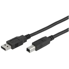 Vivanco USB 2.0 1,8 m Schwarz
