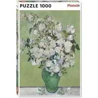 Piatnik Van Gogh - Vase mit weissen Rosen