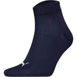 Puma Kurzsocken »Socken Quarter Plain 3P 3er Pack blau