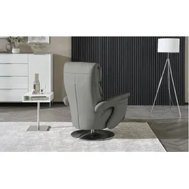 HIMOLLA Relaxsessel 7628 Leder 83 x 113 x 92 cm Grau