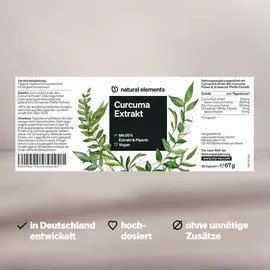 Natural Elements Curcuma Extrakt Kapseln 90 St.