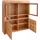 vogl möbelfabrik Vitrine Höhe 158 cm braun