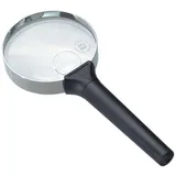 Schweizer Handlupe BIFOCUS 2,5 x / 5 x / Ø 75 / 22,8 mm, bifokal, bikonvex