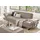 W.Schillig Couch Leder 2-Sitzer Braun