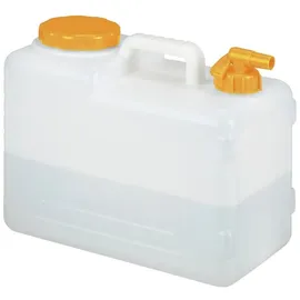 Relaxdays Wasserkanister 15 Liter orange/weiß 19 cm x 36 cm x 29 cm