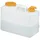 Relaxdays Wasserkanister 15 Liter orange/weiß 19 cm x 36 cm x 29 cm