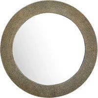 FineBuy Wandspiegel FineBuy Flurspiegel Rund Metall 60 cm Spiegel