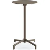 BEST Freizeitmöbel Versa Stehtisch rund höhenverstellbar 205 x 205 cm Cappuccino
