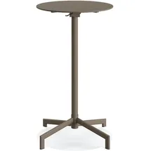 BEST Freizeitmöbel Versa Stehtisch rund höhenverstellbar 205 x 205 cm Cappuccino