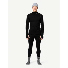 Devold Expedition Merino 235 Zip Neck Langarmshirt schwarz L