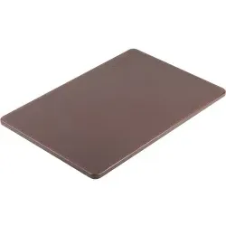 Stalgast Schneidebrett ohne Saftrille, HACCP, 450 x 300 x 13 mm MS1106450 , Braun für gekochtes Fleisch