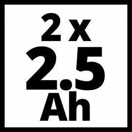 Einhell Power X Change 18 V 2 x 2,5 Ah 4511518