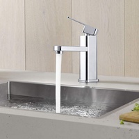 YARDIN Wasserhahn Bad Wasserfall Waschtischarmatur Mischbatterie Waschbecken Einhandmischer aus Edelstahl (Typ C)