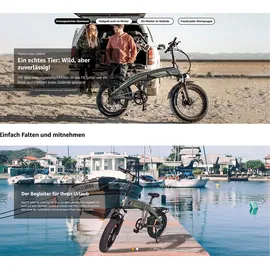 Sachsenrad E-Folding Bike F6 Safari Fatbike