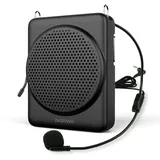 NORWII Mini-Sprachverstärker Mikrofon Headset, 3 Stunden Schnellladung und bis zu 30 Stunden Wiedergabe, persönlicher Sprachverstärker, tragbares Lautsprechermikrofon für Lehrer, Training, Tourguide