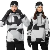 Siroko W1 Tibet Snowboardjacke Grau/Schwarz XXL