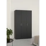 INOSIGN Kleiderschrank »Pepe Drehtürenschrank, Stauraum«, Breite 79 oder 118 cn, Höhe 200,9 cm, schwarz