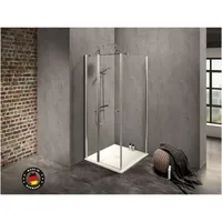 Dusbad Vital 2 Duschkabine mit Drehtür links 120 x 200 cm ESG-Glas