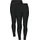 Pieces Leggings PCAMELIA Figurbetont Schwarz XL