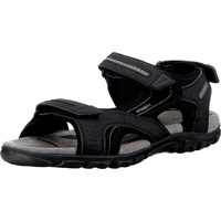 GEOX Herren U Sandal Strada D Riemchensandalen, Schwarz Black Stone C9310, 44