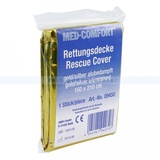 Rettungsdecke Ampri Med Comfort gold-silber 2100 x 1600 mm