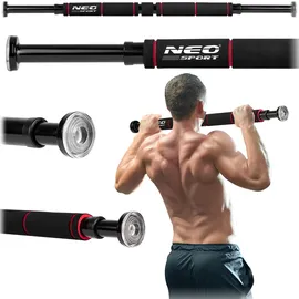 Neo-Sport Klimmzugstange Schwarz 60-85 cm