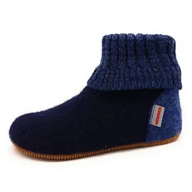 Giesswein Jungen Hausschuhe, blau, Gr.26 - Blau - 26