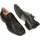 THINK! Herren GURU chromfrei gegerbte nachhaltige Halbschuhe, Schwarz 0010