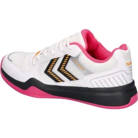 hummel Unisex Handballschuhe All Court Innenbereich Damen in White/Pink - 48