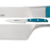 Arcos Serie Brooklyn - Schälmesser aus Edelstahl 100 mm - HandGriff Micarta, Farbe Blau, (Seiden klinge)