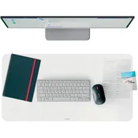Leitz Transparente Schreibtischunterlage, Matt, Wasserabweisender Schreibtischschutz, Kratzfest, Leicht zu reinigen, Laptop- und Schreibtischmatte, 70 x 36 cm, 53810003