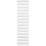 vidaXL Doppelrollo 55 x 200 cm Zebra/weiß