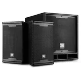 Power Dynamics PD Combo 1200 12" Subwoofer, - 2x 6,5" Topteile,