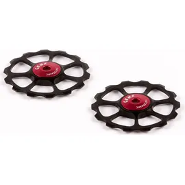 Cema Sram Xx1/x01 Full Ceramic Fahrradschaltröllchensatz schwarz