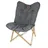 Holiday Travel Lounge Sessel Holiday Travel gepolstert 75 x 100 x 70 cm grau