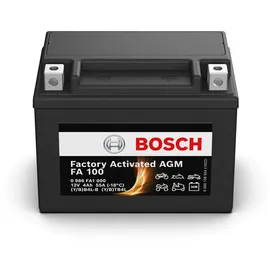 Bosch Motorradbatterie YB4L-B 4Ah 50A Gel Technologie zyklenfeste Starterbatterie, lagerfähig, wartungsfrei