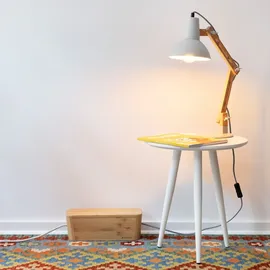 Navaris Bambus Kabelbox mit Deckel 34,5 x 13,5 x 12,5 cm 1-tlg. braun