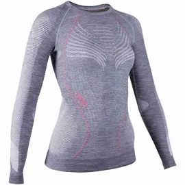 Uyn Ambityon langarm Funktionsshirt melange Damen grey melange/nude/sage green XS