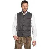 Spieth & Wensky Longweste FC Bayern München, Trachtenweste, Herren, Grau grau