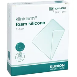 Schaumverband Silikon ohne Kleberand 5x5cm