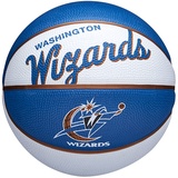 Wilson NBA Wilson Team Retro WASHINGTON WIZARDS, Outdoor, Gummi, Größe: Mini